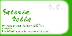 valeria vella business card